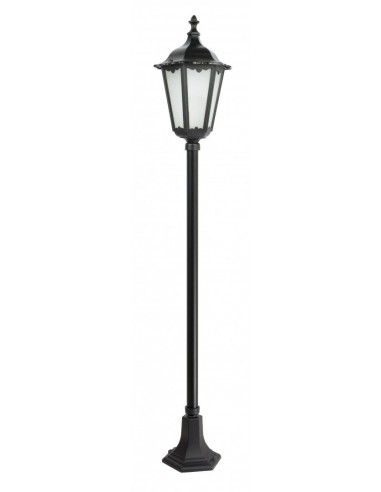 Retro Classic lampa stojąca zewnętrzna czarna 164cm IP43