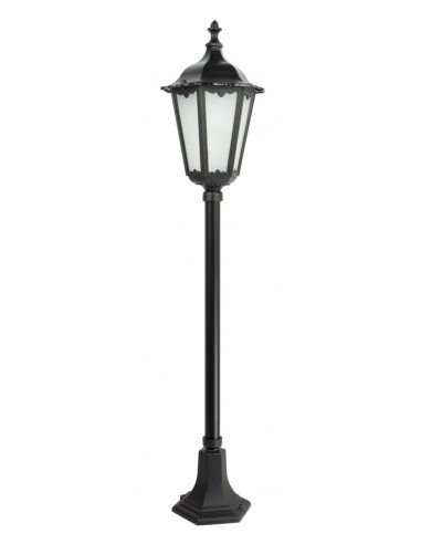 Retro Classic lampa stojąca zewnętrzna czarna 114cm IP43