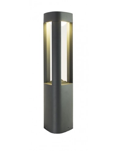 Fan lampa stojąca zewnętrzna antracytowa 50cm IP54