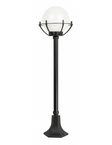 Kule lampa stojąca zewnętrzna czarna 102cm IP43